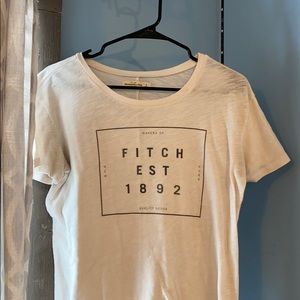 Abercrombie & Fitch White Tee